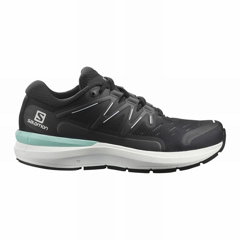 SALOMON UK SONIC 4 CONFIDENCE - Womens Road Running Shoes Black/White,RTGF16785